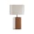 Lampada da tavolo Bourbon tessuto legno arancione / H 49 cm - RED Edition