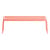 Banc Week-end métal orange / Aluminium - L 156 cm - Petite Friture