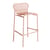 Barhocker Week-End metall rosa / Aluminium - H 80 cm - Petite Friture