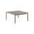 Couchtisch Couple keramik beige / 84.4 x 80 x H 40 cm - Beidseitig verwendbare Steinzeug-Tischplatte - Muuto