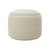 Outdoor-Hocker Donut Outdoor textil weiß beige / Ø 50 cm - Ethnicraft