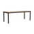 Annex Flush Rectangular table natural wood / 200 x 80 cm - Hay