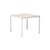 Table carrée Four Ceramic céramique blanc / 90 x 90 cm - Houe