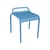 Tabouret empilable Luxembourg métal bleu / Aluminium - Fermob