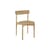 Chaise empilable Risu bois naturel - Ethnicraft