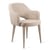 Fauteuil rembourré Cosy tissu beige - POLSPOTTEN