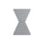 Hocker Prince OhOh plastikmaterial grau / Philippe Starck - Kartell