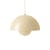 Suspension Flowerpot Big VP2 métal beige / Ø 50 cm - By Verner Panton, 1968 - &tradition