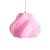 Suspension Soft Serve 03 rose / Ø 37 x H 30 cm - CRÈME ATELIER