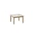 Kofi Coffee table glass natural wood / 60 x 60 cm - Glass & wood - Hay