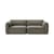 Sofa Develius A textil grün / 3-Sitzer - L 220 cm - &tradition