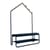 Funambule Hall stand metal blue / W 113 x D 47.5 x H 180 cm - Bench & Coat stand - Fermob