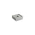 Portacandela Mattone ceramica grigio / Piccolo - 9,4 x 9,4 cm - Hay