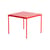 Table carrée Fromme / Aluminium - 70 x 70 cm - Petite Friture
