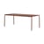 Table rectangulaire Panorama métal rouge / 190 x 90 cm - 8 places - TIPTOE