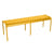 Banc Luxembourg métal jaune 3/4 places / L 145 cm - Aluminium - Fermob
