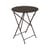 Table pliante Bistro métal marron / Ø 60 cm - Acier / 2 personnes - Fermob