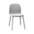 Chaise rembourrée Visu tissu gris - Muuto
