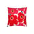 Pieni Unikko Cushion cover textile red 50 x 50 cm - Marimekko