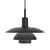 PH 5/5 Pendant metal black / 70W E27 - Ø 50 cm / Poul Henningsen, 1958 - Louis Poulsen