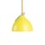 Vitamin Pendant plastic material yellow / Ø 14 x H 13 cm - Seletti