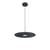 Suspension Carmen Small tissu gris / LED - Ø 50 cm - Hartô