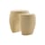 Table d'appoint Dune Small céramique beige / 60 x 43.5 x H 45 cm - Mogg