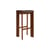Tabouret haut Chisel 30 High / H 75 cm - Rembourrage cuir - Hay