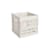 Colour Crate Cube Basket plastic material white / 29.5 x 29.5 x H 29 cm - Recycled - Hay