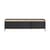 Buffet Enfold métal noir / Meuble TV - L 186 x H 48 cm - Muuto