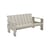 Canapé de jardin 2 places Crate Lounge Outdoor / Gerrit Rietveld, 1934 - L 134,5 cm - Hay