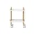 Desserte Block métal blanc / 50 x 35 cm - Normann Copenhagen