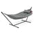 Hamac avec support Headdemock Superbe tissu gris / Tissu Oléfine gris pierre - Avec coussin - Fatboy