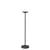 Schnurlose Outdoor-Stehleuchte Mooon! LED metall plastikmaterial schwarz / Kugel aus Plastik - H 134 cm - Bluetooth - Fermob