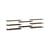 Regal Shelving System – s.65.3.A holz braun / B 239 x H 85 x T 35 cm - MOEBE