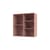 Portaoggetti da parete Ripple II legno rosa / Utensile - L 69,6 x P 30 x H 69,6 cm / Vetro ondulato - MONTANA