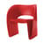 Raviolo Armchair plastic material red Plastic - Magis