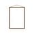 Cadre A3 bois marron / 31,7 x 44 cm - MOEBE