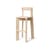 Chaise haute enfant Ark bois naturel / Chaise junior - Assise :  H 53 cm - Ferm Living