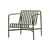 Lounge Sessel Palissade metall grün / mit niedriger Rückenlehne - R & E Bouroullec - Hay