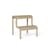 Marchepied Up Step métal beige / L 34 x P 35 x H 36 cm - Ferm Living