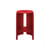 Table d'appoint Wa métal rouge / Ø 32 x H 50 cm - NOO.MA