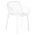 Fauteuil HiRay métal blanc - Kartell