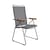 Poltrona Click Position materiale plastico grigio / Cartella regolabile - Houe