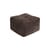 Pouf Buddy tissu marron / 50 x 50 cm - KARUP