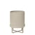 Blumentopf Bau Small metall beige / Ø 18 cm - Metall - Ferm Living