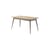 55 chêne Rectangular table natural wood / 140 x 80 cm - Reissue 1955 / 6 persons - Tolix