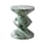 Zig Zag Marble Stool stone green / Polised marble - Pols Potten