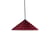 Suspension Matin tissu rouge / Ø 38 cm - Hay