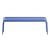 Banc Week-End métal bleu / Aluminium - L 156 cm - Petite Friture